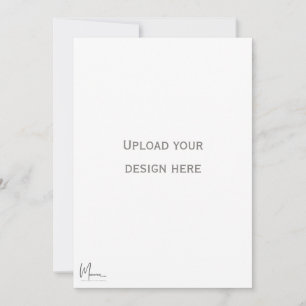 Front and back Invitation card