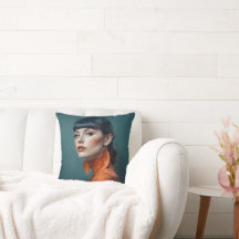 Front/back design cushion