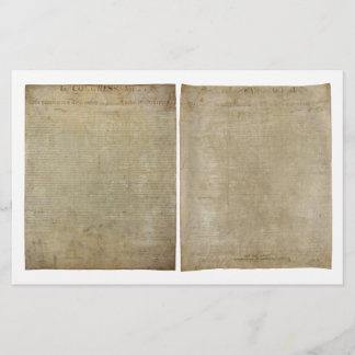 Front & Back ORIGINAL Declaration of Independence Stationery