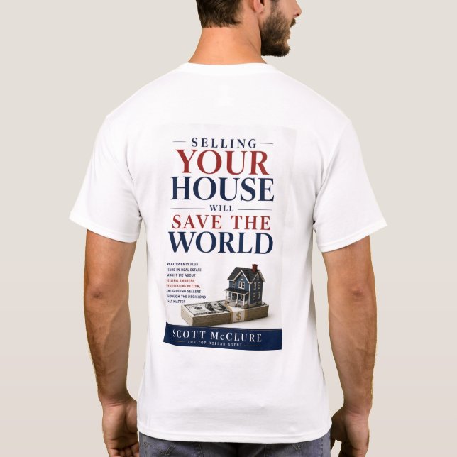 Front & Back T-shirt - Save the World (Back)