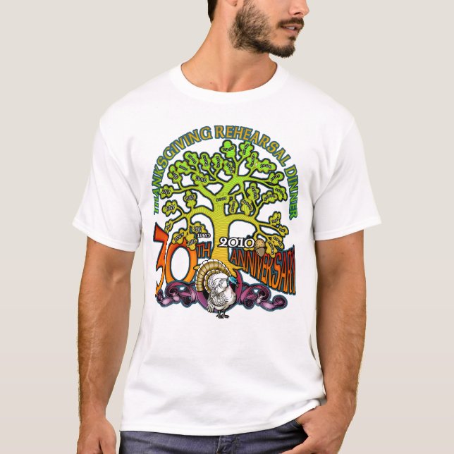 Front & Back - Thanksgiving Rehearsal Dinner T-Shirt (Front)
