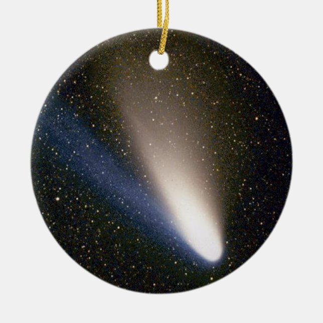 Front: Comet Hale  Bopp - Back: Comet Neat Ceramic Tree Decoration (Front)