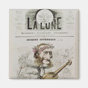 Front cover of 'La Lune' Magnet
