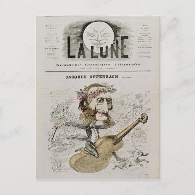 Front cover of 'La Lune' Postcard (Front)
