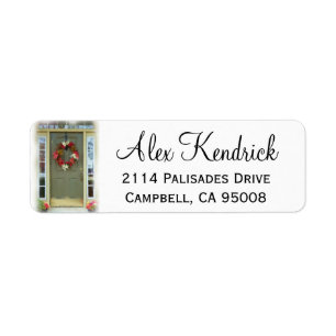 Front Door Address Label