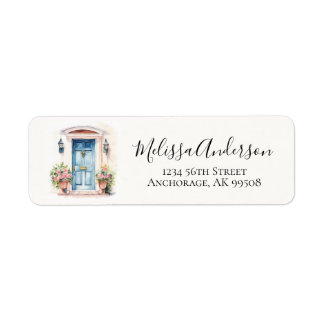 Front Door Promotional Realty Address Labe
