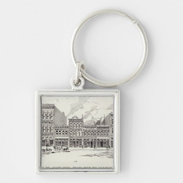 Front East side Pine and California Key Ring (Front)