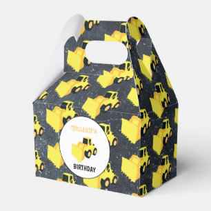 Front End Loader Construction Truck Birthday Favour Box