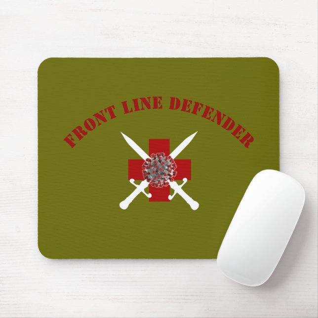 Front Line Defender Mouse Pad (With Mouse)