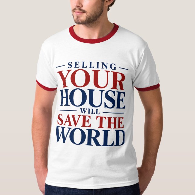 Front Logo T-shirt - Save the World (Front)