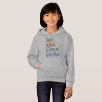 Front - Magical Horace Quote Kids Pullover Hoodie