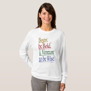 Front - Magical Horace Quote Long Sleeve Shirt