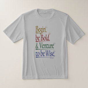 Front - Magical Horace Quote Sport-Tek Shirt