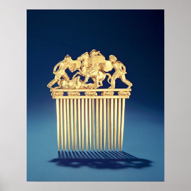 Front of a Scythian comb Poster (Front)