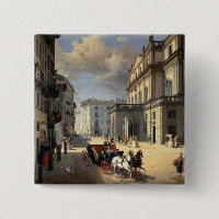 Front of La Scala Theatre, 1852
