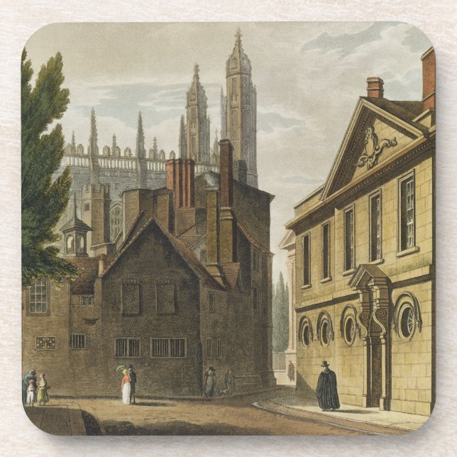 Front of Trinity Hall, Cambridge, from 'The Histor Coaster (Front)