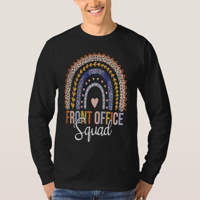 Front Office Squad Assistant School Secretary Cute T-Shirt (Front)