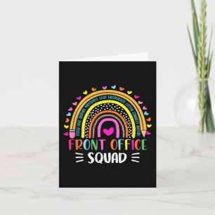 Front Office Squad School Secretary Admin Apprecia Card