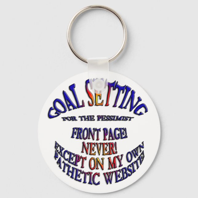 Front Page Online Never Key Ring (Front)