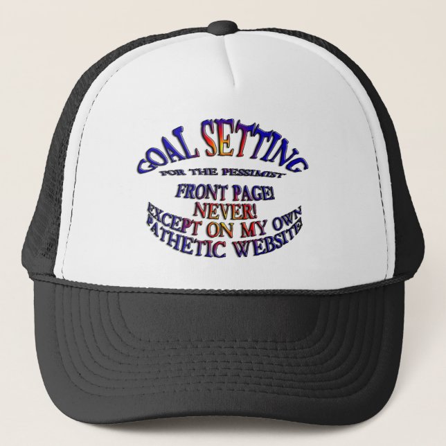 Front Page Online Never Trucker Hat (Front)