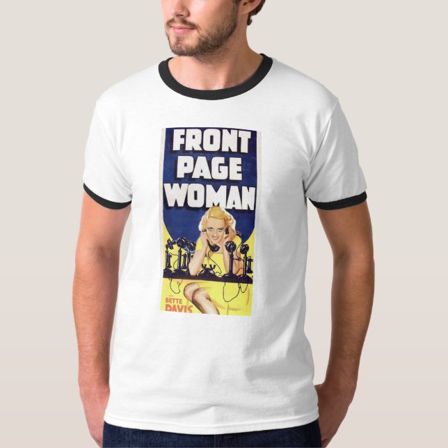 "Front Page Woman" T-Shirt (Front)