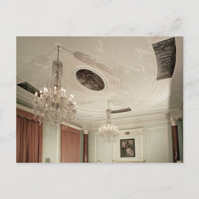 Front Parlour, 1775 Postcard (Front)