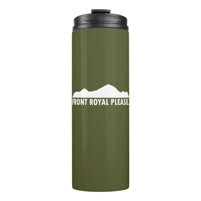 Front Royal Virginia Please Thermal Tumbler (Front)
