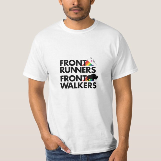 Front Runners/ Front Walkers Pride T-Shirt (Front)