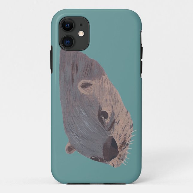 Front side of Otter Swimming iPhone 5 Cases (Back)