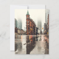 Front Street, Toronto Street View, Rain, Ontario
