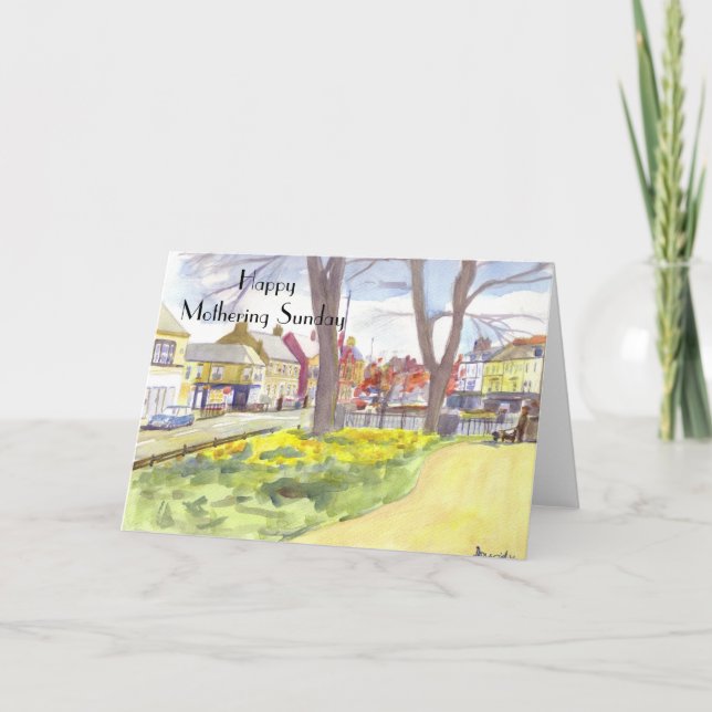 Front Street,Tynemouth Mothering Sunday card. Card (Front)