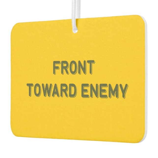 FRONT TOWARD ENEMY CAR AIR FRESHENER (Left)