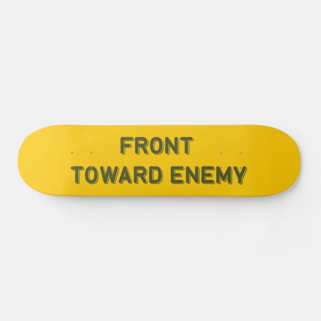 FRONT TOWARD ENEMY SKATEBOARD (Horz)