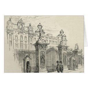 Front view of Buckingham Palace