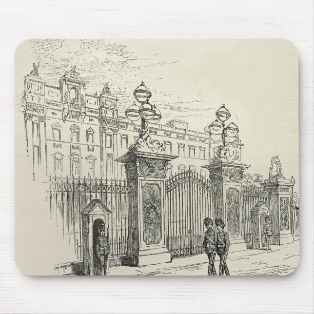 Front view of Buckingham Palace Mouse Pad (Front)