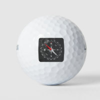 Front view of compass