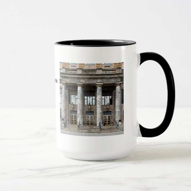 Front View of the Alaska State Capitol in Juneau Mug (Right)