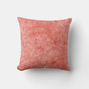 Front Watercolor Red & Rose Gold Decorative Cushion