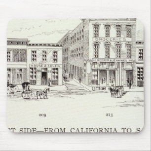 Front West side California and Sacramento Mouse Pad