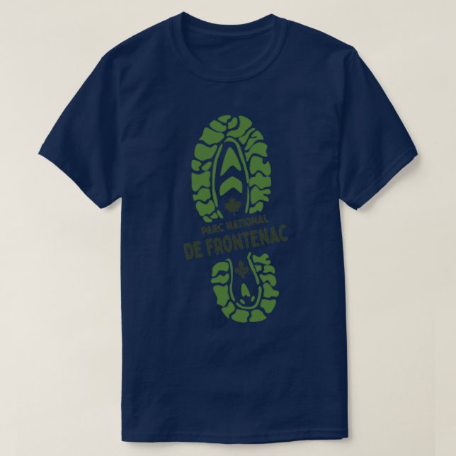 Frontenac National Park Park Quebec Canada QC Hiki T-Shirt (Design Front)