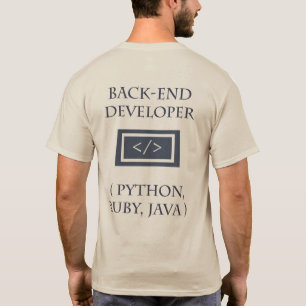Frontend and Backend Developer T-Shirt
