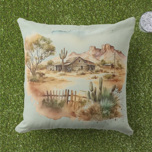 Frontier Barn Tetons Cushion (Grass)