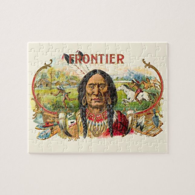 Frontier Cigar Advertising Jigsaw Puzzle (Horizontal)