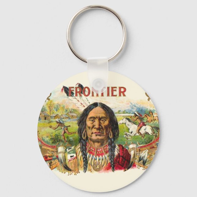 Frontier Cigar Advertising Key Ring (Front)