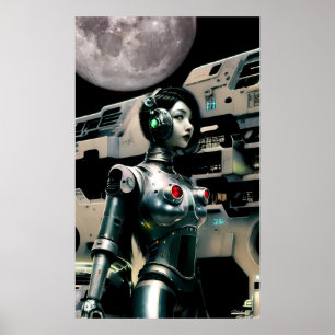 Frontier of Her Space Career - Ken Gauge Art Poster