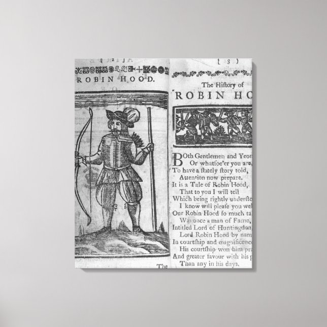 Frontispiece and opening lines canvas print (Front)