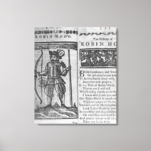 Frontispiece and opening lines canvas print