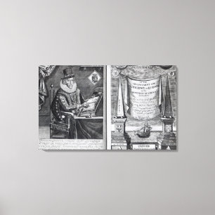 Frontispiece and Titlepage Canvas Print