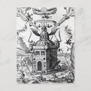 Frontispiece 'Collegium Fama Fraternitatis' Postcard