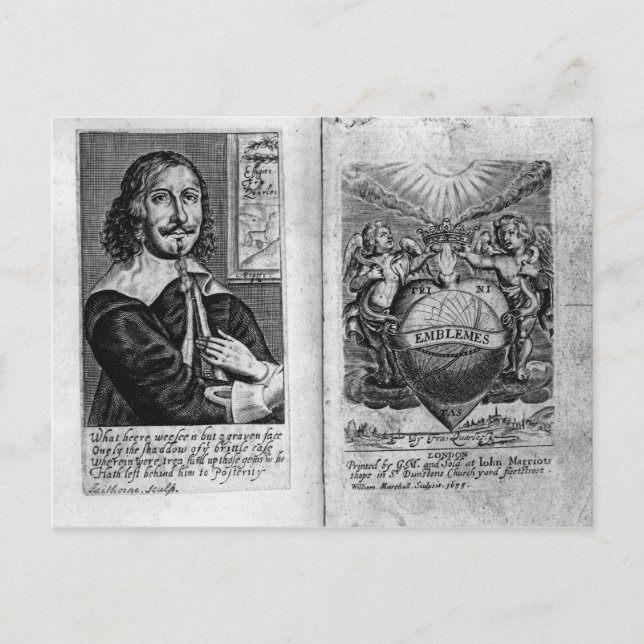Frontispiece  'Emblems' Postcard (Front)
